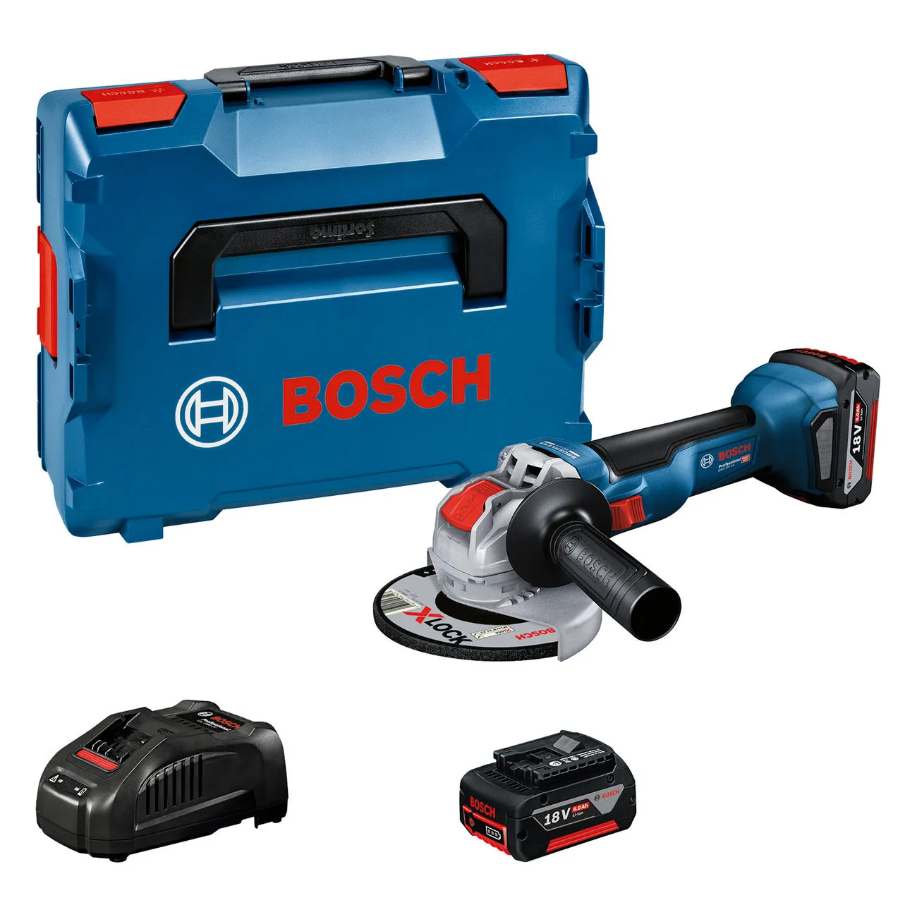 Amoladora Angular Bosch GWX 18V-10 2x5.0Ah » Rotopino.es