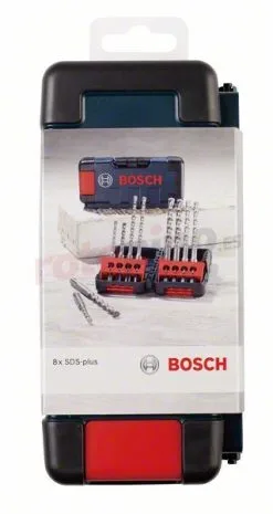 Broca De Martillo De 8 Piezas SDS-Plus-3, Caja Dura Bosch 2607019902 » Rotopino.es