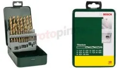 Brocas Con Recubrimiento De Titanio Para Metal HSS-TIN 19 Uds. Bosch » Rotopino.es