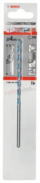 Brocas Multipropósito CYL-9 Multi Construction Bosch 2608588199 » Rotopino.es