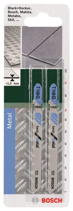 Cuchillas (2 Piezas) Bosch T 118 G » Rotopino.es