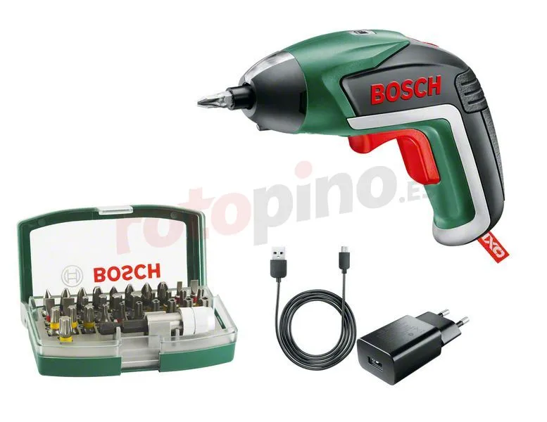 Destornillador Inalámbrico Con Accesorios Bosch IXO V » Rotopino.es