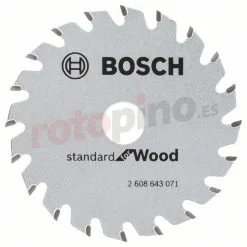 Disco De Corte Optiline Wood 85x15mm Z20 Bosch » Rotopino.es