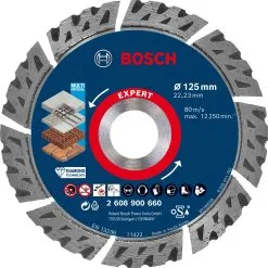 Disco De Diamante 125x22,23x2,2mm Expert Bosch 2608900660 » Rotopino.es