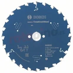 Disco De Sierra Circular 160x20mm T24 Bosch Expert For Construct Wood » Rotopino.es