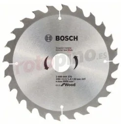 Disco De Sierra Para Madera 160x20mm T18 Bosch Optiline ECO Wood » Rotopino.es