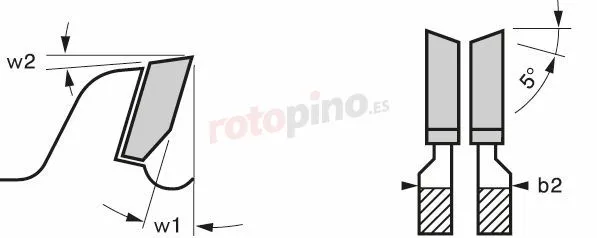 Hoja De Rayado Previo Top Precision Laminated Panel 125x20mm T24 Bosch » Rotopino.es - Imagen 3