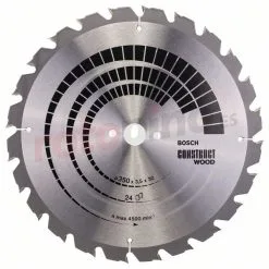 Hoja De Sierra Circular Construct Wood 350x30mm T24 Bosch 2608640692 » Rotopino.es