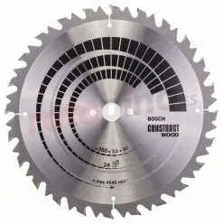 Hoja De Sierra Circular Construct Wood 350x30mm T24 Bosch 2608640702 » Rotopino.es