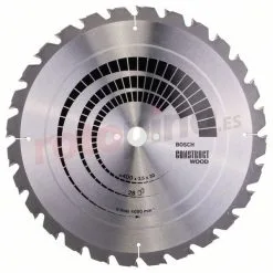 Hoja De Sierra Circular Construct Wood 400x30mm T28 Bosch 2608640693 » Rotopino.es