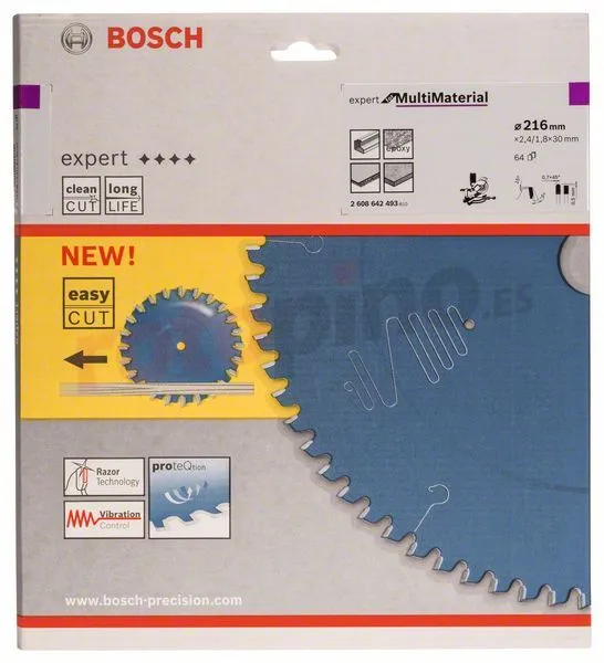 Hoja De Sierra Circular Expert For Multi Material 216x30mm T64 Bosch Expert For Multi Material » Rotopino.es - Imagen 2