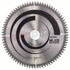 Hoja De Sierra Circular Multi Material 210x30mm T80 Bosch Multi Material » Rotopino.es