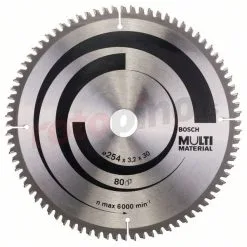 Hoja De Sierra Circular Multi Material 254x30mm T80 Bosch » Rotopino.es