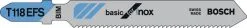 Hoja De Sierra De Calar T 118 EFS Basic For Inox Bosch » Rotopino.es