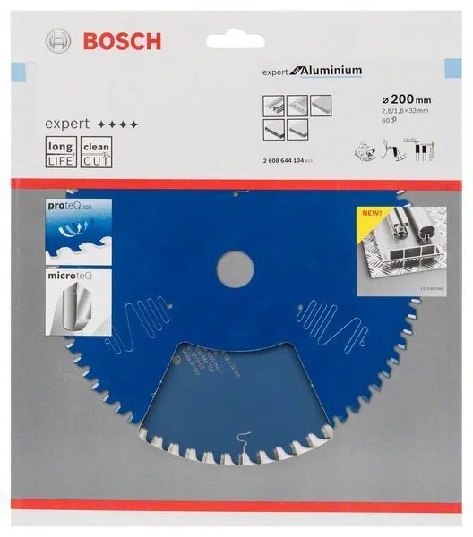 Hoja De Sierra Expert For Aluminium 200x32mm Z60 Bosch » Rotopino.es - Imagen 2