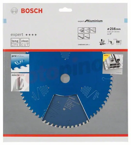 Hoja De Sierra Expert For Aluminium 216x30mm Z64 Bosch » Rotopino.es - Imagen 2