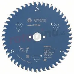 Hoja De Sierra Expert For Wood 165x20mm Z48 Bosch » Rotopino.es