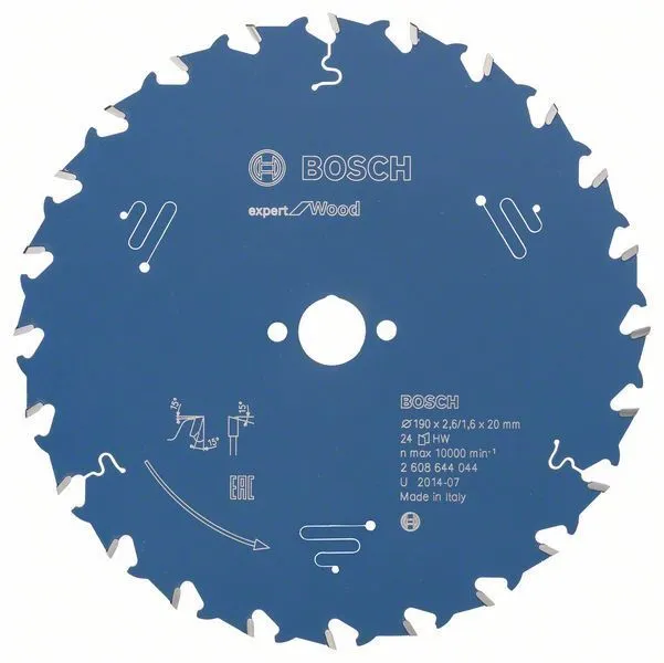 Hoja De Sierra Expert For Wood 190x20mm Z24 Bosch » Rotopino.es