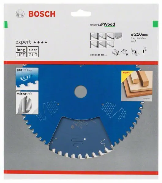 Hoja De Sierra Expert For Wood 210x30mm Z56 Bosch 2608644057 » Rotopino.es - Imagen 2
