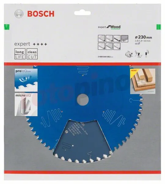 Hoja De Sierra Expert For Wood 230x30mm Z48 Bosch » Rotopino.es - Imagen 2