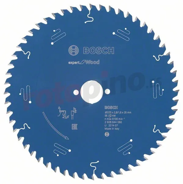 Hoja De Sierra Expert For Wood 235x30mm Z56 Bosch » Rotopino.es