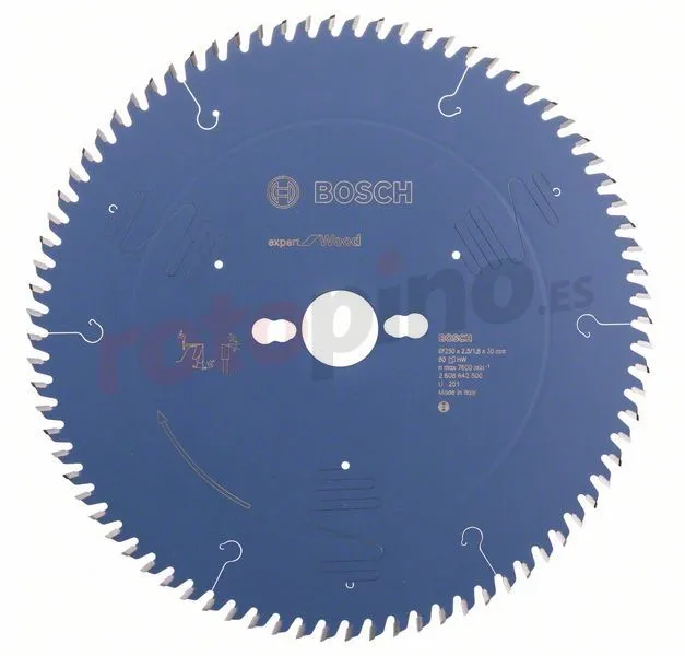 Hoja De Sierra Expert For Wood 250x30mm Z80 Bosch 2608642500 » Rotopino.es