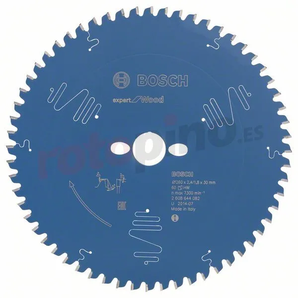 Hoja De Sierra Expert For Wood 260x30mm Z60 Bosch » Rotopino.es