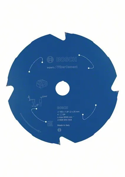 Hoja De Sierra Expert Para Fibrocemento 160x1,8/1,2x20mm T4 Bosch » Rotopino.es