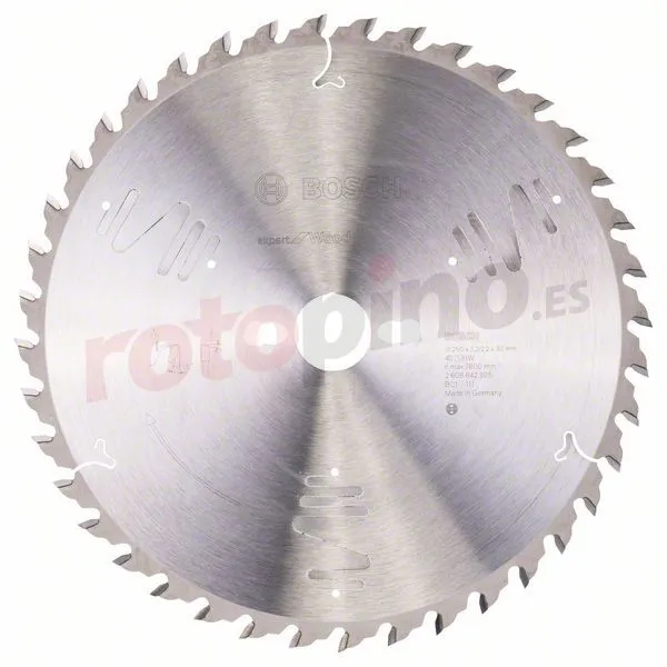 Hoja De Sierra Expert Para Madera 250x30mm Z40 Bosch » Rotopino.es