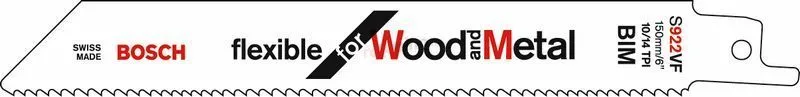 Hoja De Sierra Sable S 922 VF Bosch 2608656017 » Rotopino.es