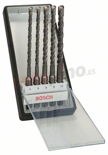 Juego De 5 Brocas Para Martillos Perforadores Robust Line SDS-plus-5 Bosch SDS Plus-5 Robust Line » Rotopino.es - Imagen 2