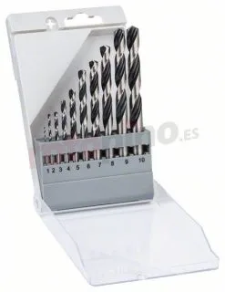Juego De Brocas 10uds. Bosch HSS PointTeQ » Rotopino.es