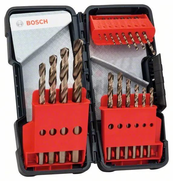 Juego De Brocas De Metal HSS-Co Toughbox De 18 Piezas, DIN 338, 135 ° Bosch » Rotopino.es - Imagen 2