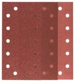 Juego De Papel De Lija De 10 Piezas Para Lijadoras Orbitales G60, 120, 180 Bosch 2609256B25 » Rotopino.es