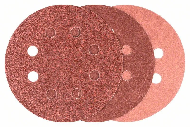Juego De Papel De Lija De 6 Piezas Para Lijadoras Excéntricas De 125mm Bosch » Rotopino.es