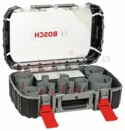 Juego De Sierra De Corona HSS-Bimetal De 17 Piezas Para Uso Universal Bosch 2608580887 » Rotopino.es