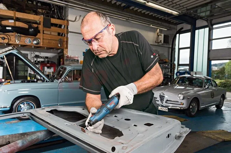 Multiherramienta Giratoria De Batería Bosch GRO 12V-35 2x2.0Ah » Rotopino.es - Imagen 5