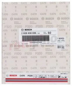 Papel De Lija C470 Bosch 2608608696 » Rotopino.es