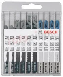 Set De 10 Hojas De Sierra De Calar Basic For Metal And Wood Bosch X-PRO LINE JSB SET "BASIC FOR WOOD » Rotopino.es