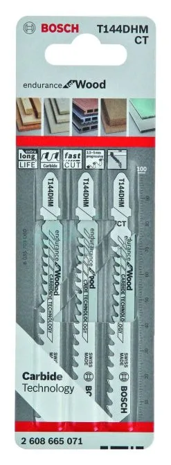 Set De 3 Hojas De Sierra Para Madera Bosch Endurance For Wood » Rotopino.es