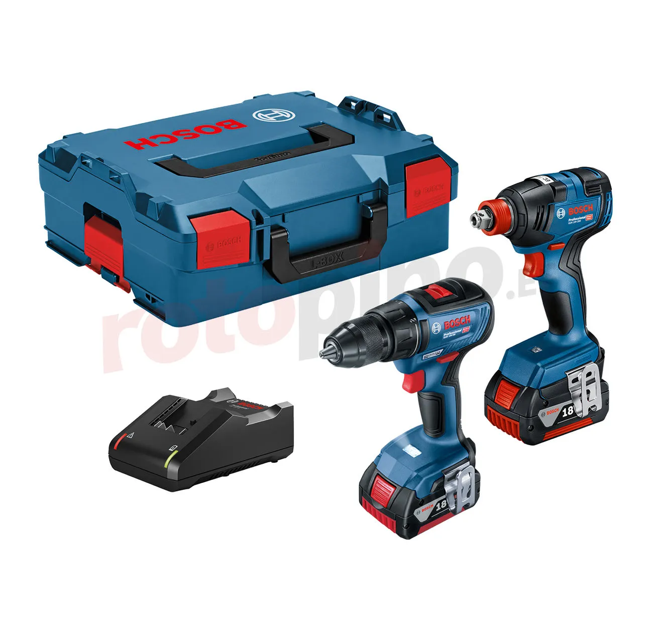 Set De Herramientas Eléctricas De 18V Bosch GSR 18V-50/GDX 18V-200 » Rotopino.es
