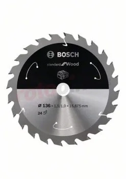 Sierra De Dientes 136x15.9mm, 24 Bosch Standard For Wood » Rotopino.es