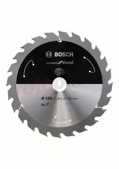 Sierra De Dientes 150x20mm, 24 Bosch Standard For Wood » Rotopino.es