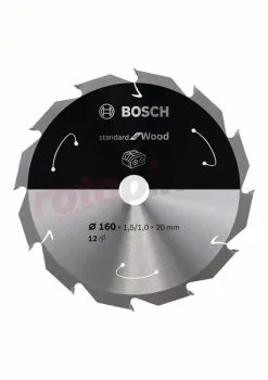 Sierra De Dientes 160x20mm, 12 Bosch Standard For Wood » Rotopino.es