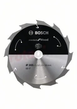 Sierra De Dientes 165x20mm, 12 Bosch Standard For Wood » Rotopino.es