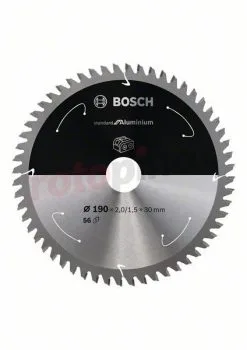Sierra De Dientes 190x30mm, 56 Bosch Standard For Aluminium » Rotopino.es