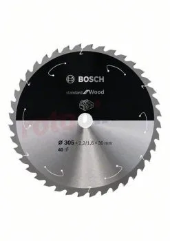 Sierra De Dientes 305x30mm, 40 Bosch Standard For Wood » Rotopino.es