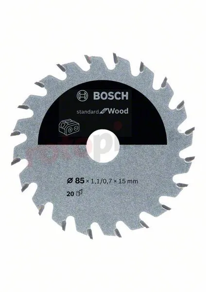 Sierra De Dientes 85x15mm, 20 Bosch Standard For Wood » Rotopino.es