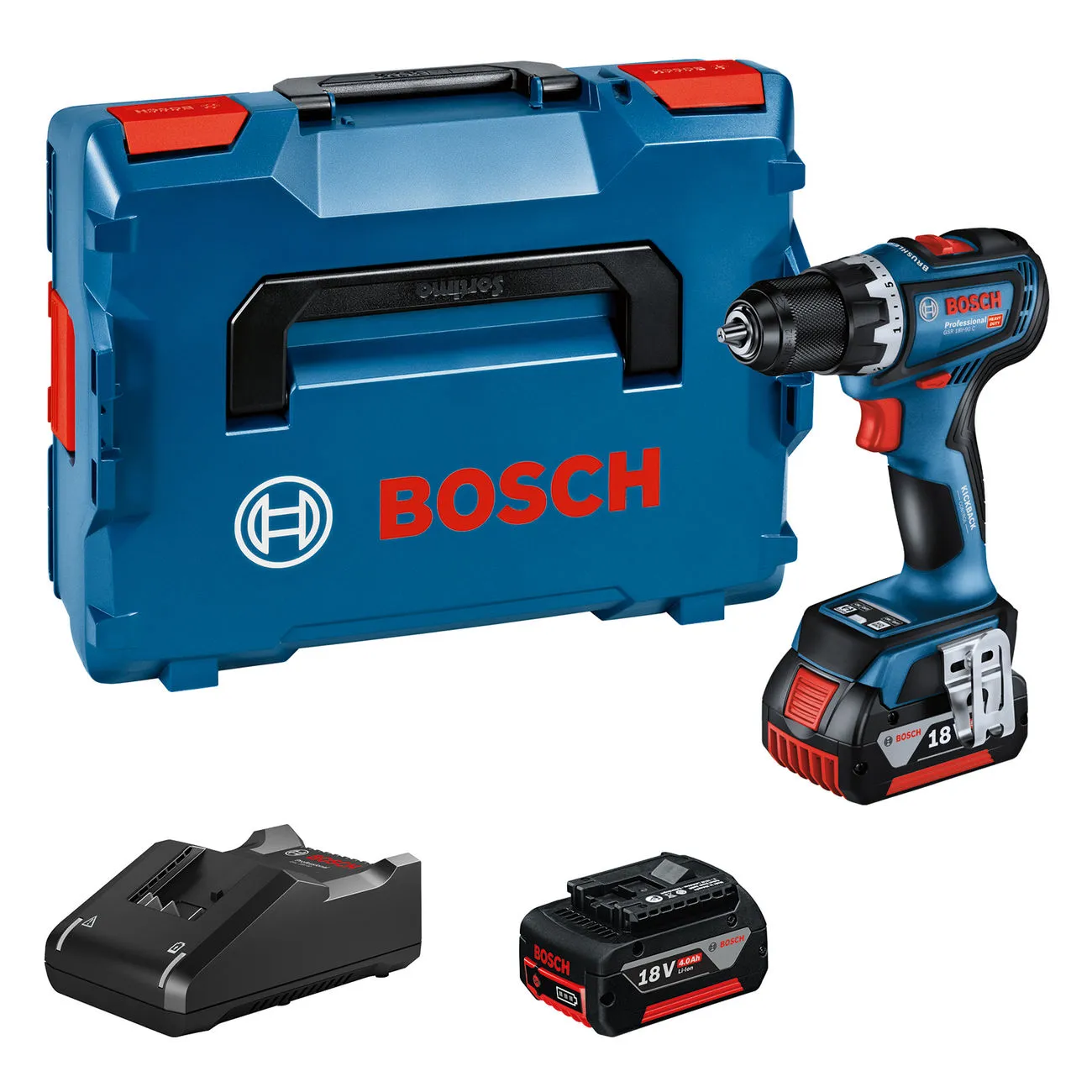 Taladro Atornillador Bosch GSR 18V-90 C 2x5.0Ah » Rotopino.es