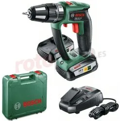 Taladro Atornillador Bosch PSB 18 LI-2 Ergonomic 2x2.5Ah » Rotopino.es
